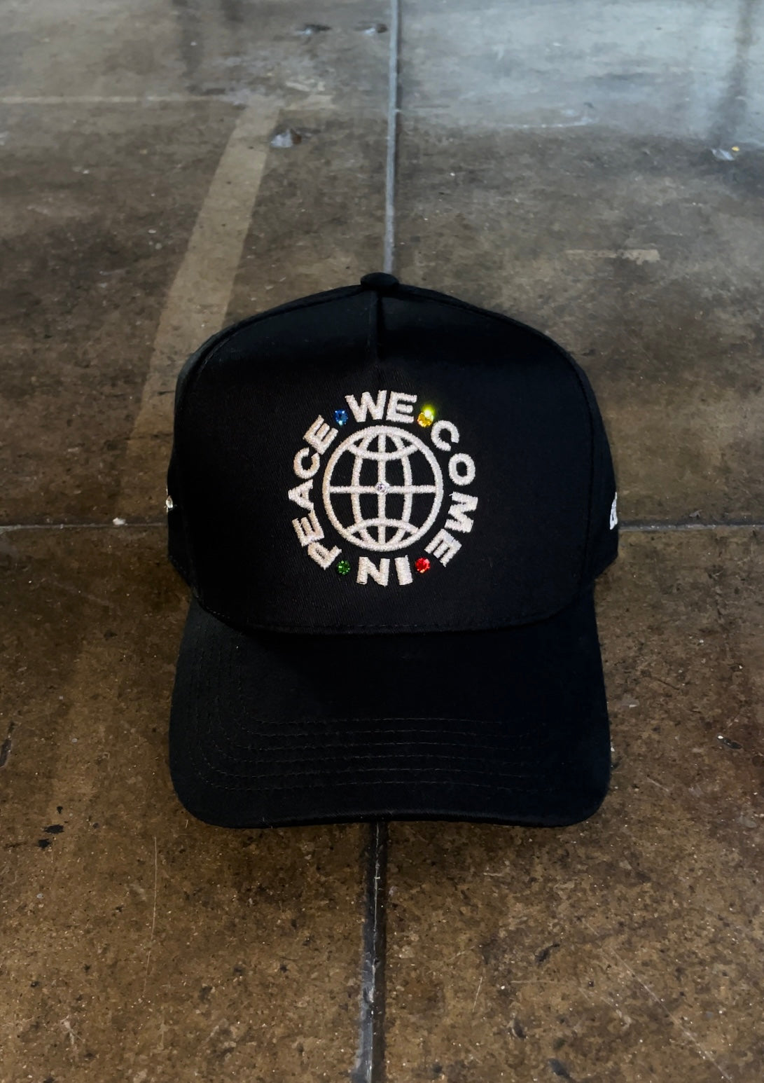 Black WeComeInPeace Snapback